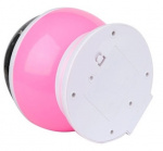 Rosa nattlys med roterende stjernehimmel