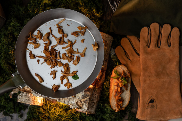 Orrefors Hunting, sammenleggbar stekepanne, rustfritt stål Orrefors Hunting, sammenleggbar stekepanne, rustfritt stål