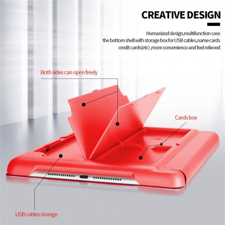 Etui med oppbevaringsplass, USB-kabel Apple iPad 9,7 Etui med oppbevaringsplass, USB-kabel Apple iPad 9,7