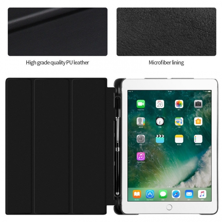 Etui med oppbevaring, USB-kabel Apple iPad 9,7