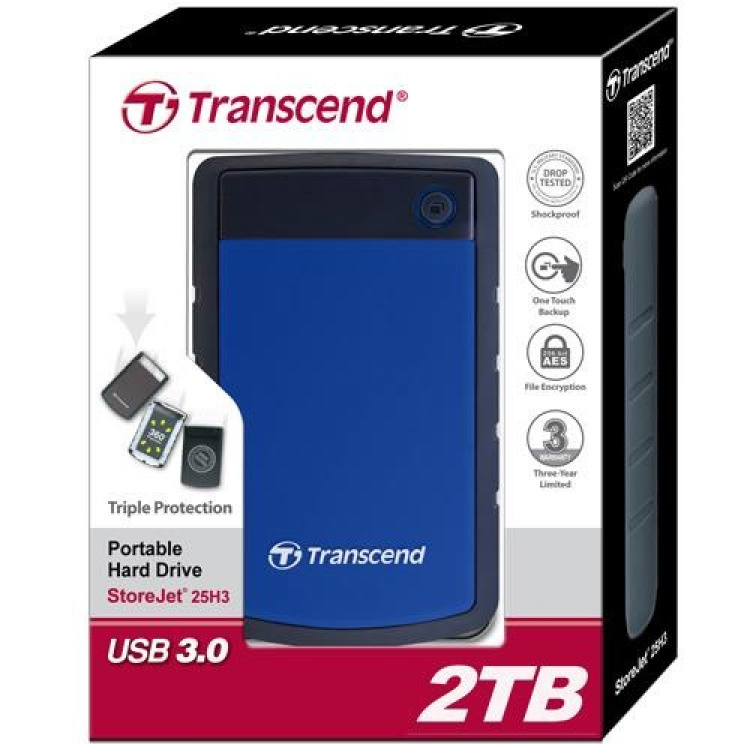 Transcend Bærbar HDD StoreJet 2,5 Transcend Bærbar HDD StoreJet 2,5