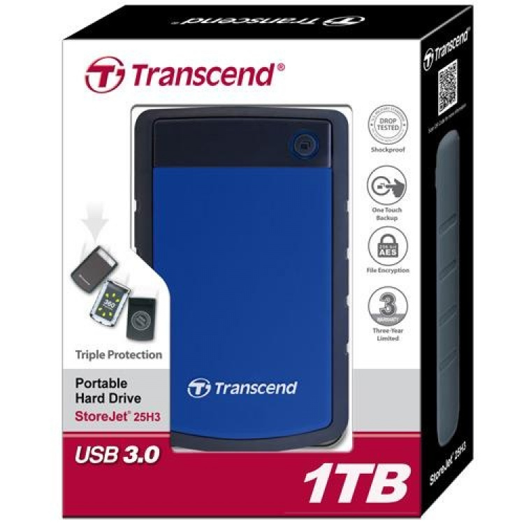 Transcend Bærbar HDD StoreJet 2,5