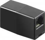 DELTACO Modul-skrueterminal 8P/8C, uskjermet, RJ45,svart DELTACO Modul-skrueterminal 8P/8C, uskjermet, RJ45,svart