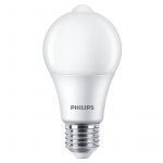 Philips LED E27 Normal 60W bevegelsessensor 806lm