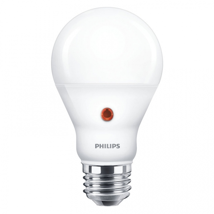 Philips LED E27 Normal 60W Skumringssensor 806lm