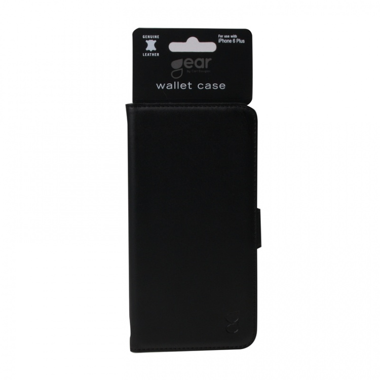 Gear Lommebokdeksel Svart - iPhone 6 Plus Gear Lommebokdeksel Svart - iPhone 6 Plus