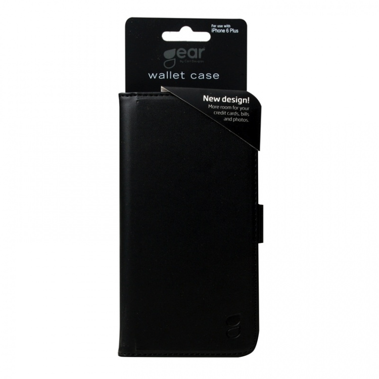Gear Lommebokveske iPhone 6 Plus 7 Kortrom Svart Gear Lommebokveske iPhone 6 Plus 7 Kortrom Svart