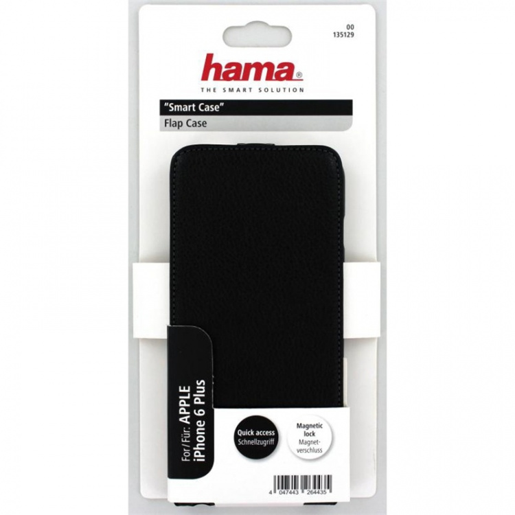 Hama iPhone6 Plus Mobilveske Flip-Front Svart Hama iPhone6 Plus Mobilveske Flip-Front Svart