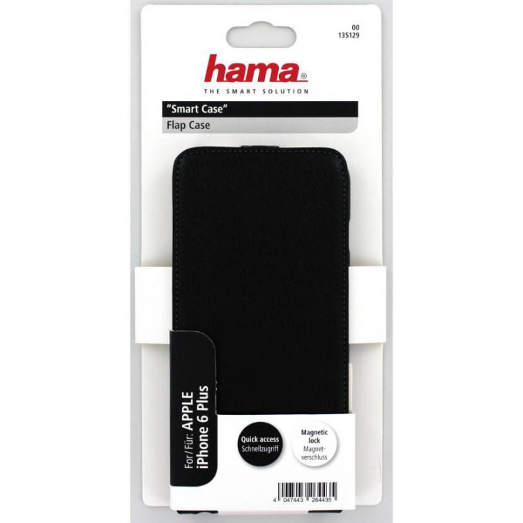 Hama iPhone6 Plus Mobilveske Flip-Front Svart Hama iPhone6 Plus Mobilveske Flip-Front Svart
