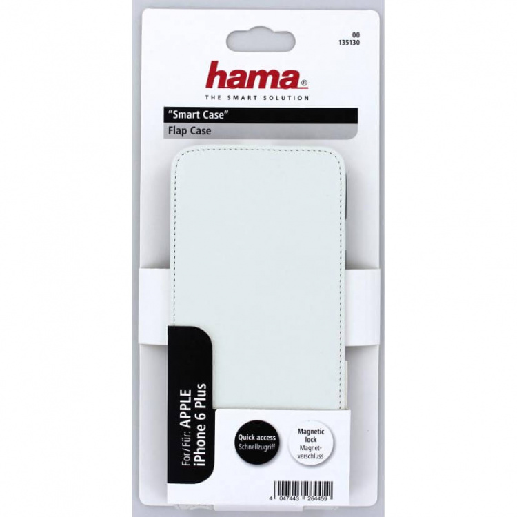 Hama iPhone6 Plus Mobilveske Flip-Front Vit Hama iPhone6 Plus Mobilveske Flip-Front Vit