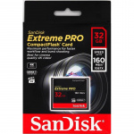 SANDISK Minnekort CF Extreme Pro 32GB 160MB/s UDMA7 SANDISK Minnekort CF Extreme Pro 32GB 160MB/s UDMA7