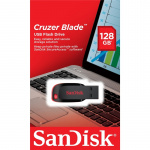 SANDISK USB-minne 2.0 Blade 128GB Svart SANDISK USB-minne 2.0 Blade 128GB Svart