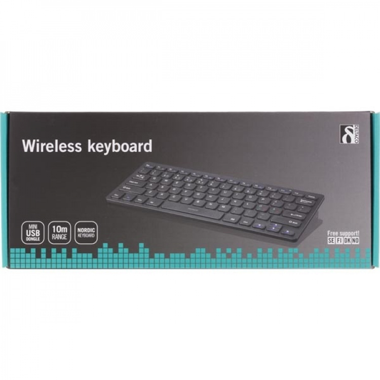 DELTACO trådløst minitastatur, USB, svart (TB-632) DELTACO trådløst minitastatur, USB, svart (TB-632)