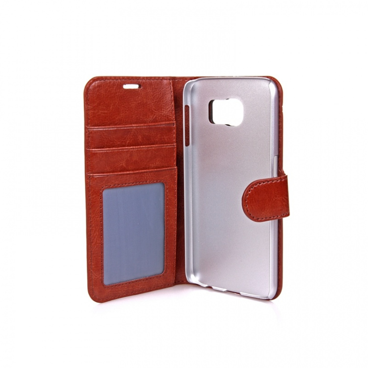 Gear Lommebokveske Brun - Samsung S6