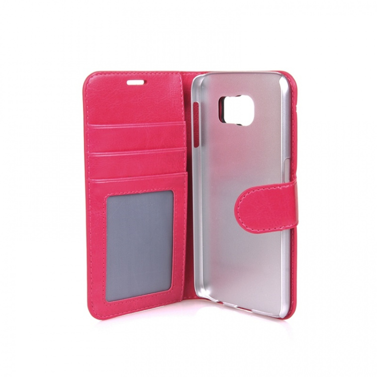 Gear Lommebokdeksel Exclusive Rosa - Samsung S6