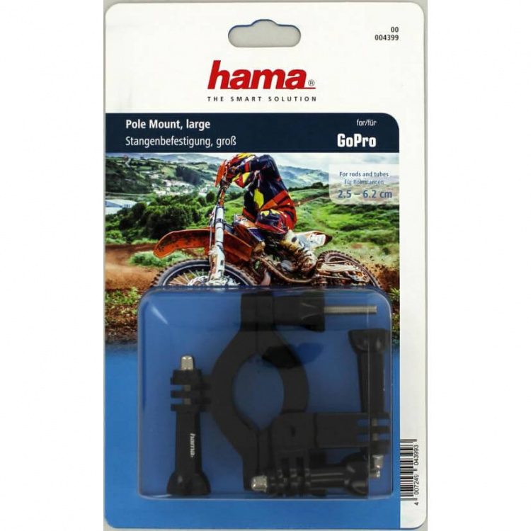 Hama GoPro Rørfeste Stor 2,5-6,2cm