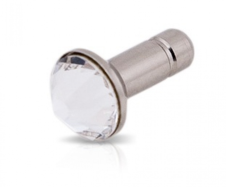 White Diamonds WHITE-DIAMONDS 3,5mm PIN Vit inkl iPhone4 glitterskärmskydd