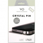 White Diamonds WHITE-DIAMONDS 3,5mm PIN Vit inkl iPhone4 glitterskärmskydd