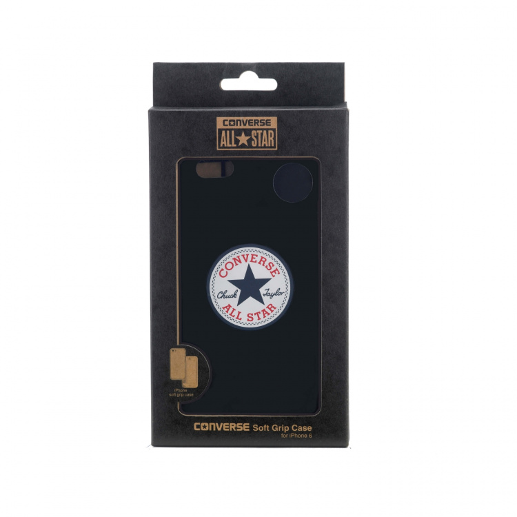 Converse iPhone6 Plus Silicon Svart Beskyttelsesetui