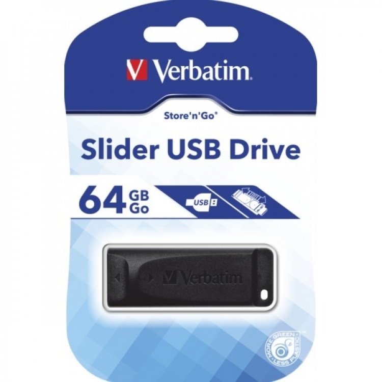 Verbatim Store-N-Go Slider 64 GB (98698)