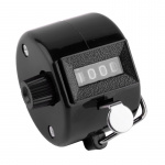 Håndkalkulator med firesifret tellesystem, Svart