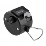 Håndkalkulator med firesifret tellesystem, Svart