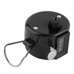 Håndkalkulator med firesifret tellesystem, Svart