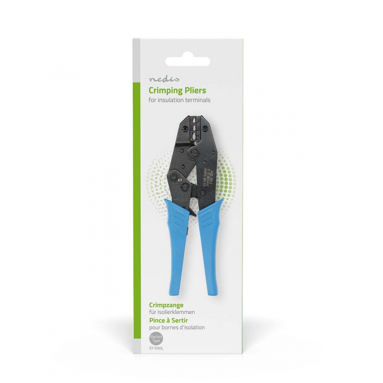 Nedis Crimp pliers | Isolasjonsterminal | Plier | Metall / PVC | Blå / Sort Nedis Crimp pliers | Isolasjonsterminal | Plier | Metall / PVC | Blå / Sort