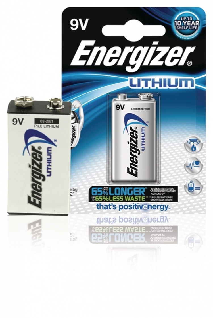 Energizer Litiumbatteri 9 V | 1000 mAh | 1-Blister Energizer Litiumbatteri 9 V | 1000 mAh | 1-Blister