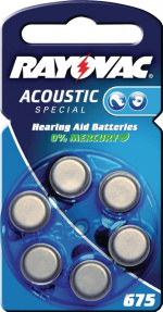 Rayovac Sinc-Air Batteri PR44 1.4 V 6-Blister Rayovac Sinc-Air Batteri PR44 1.4 V 6-Blister