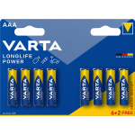 Varta Alkaline Batteri AAA 1.5 V High Energy 8-Promotional Blemme
