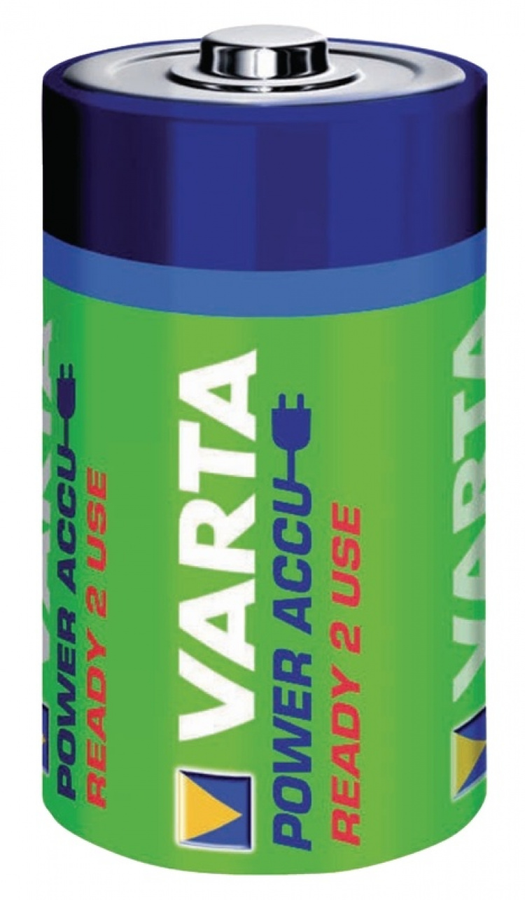 Varta Oppladbare batteri C | 1.2 V DC | 3000 mAh | Forhånds ladet | 2-Blister | HR14 | Grøn / Gul