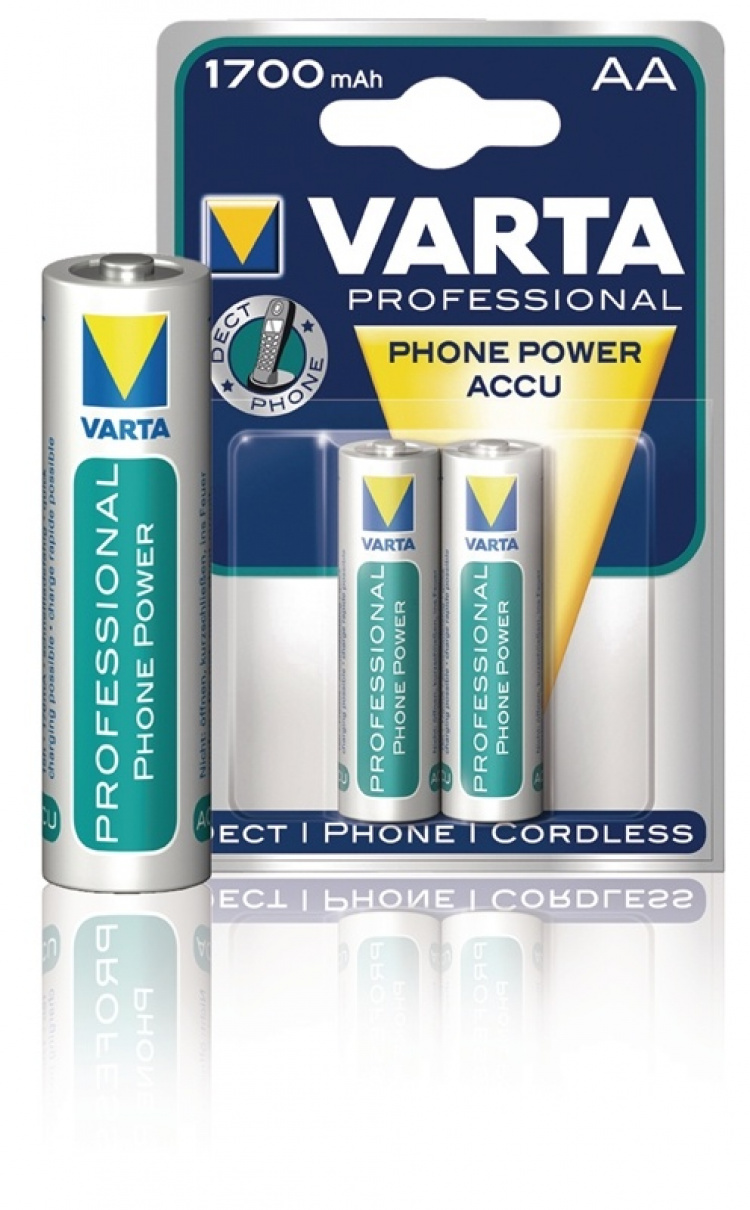 Varta Oppladbart Ni-MH-batteri AA | 1,2 V DC | 1600 mAh | 2 blisterkort