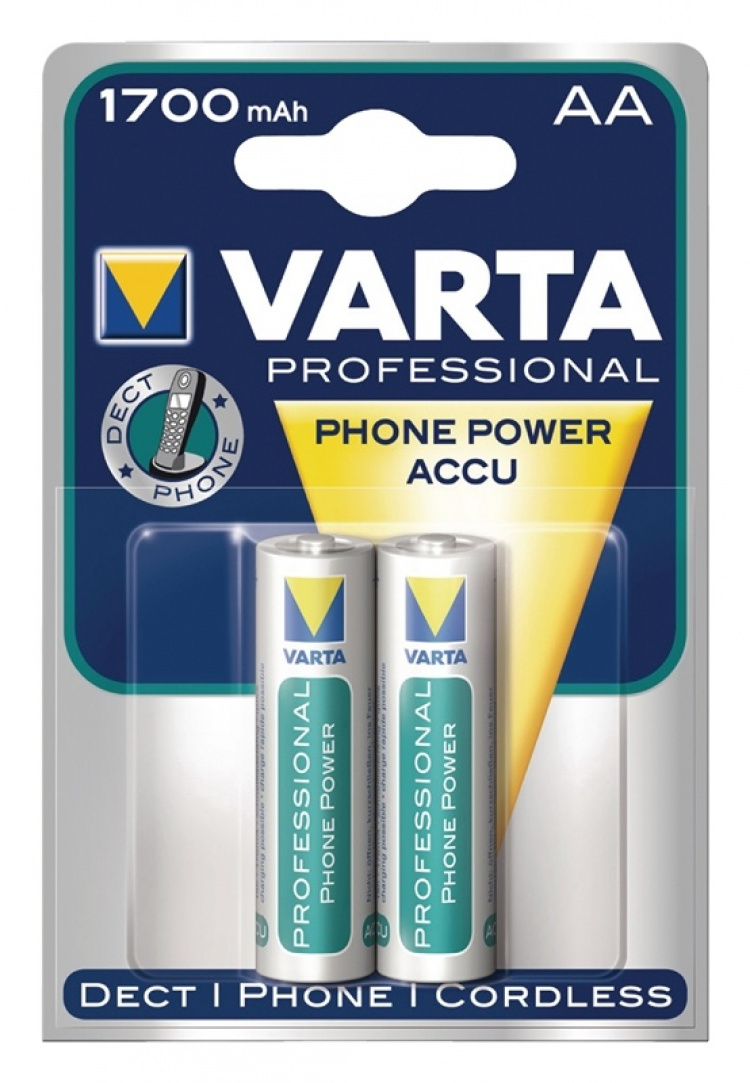 Varta Oppladbart Ni-MH-batteri AA | 1,2 V DC | 1600 mAh | 2 blisterkort