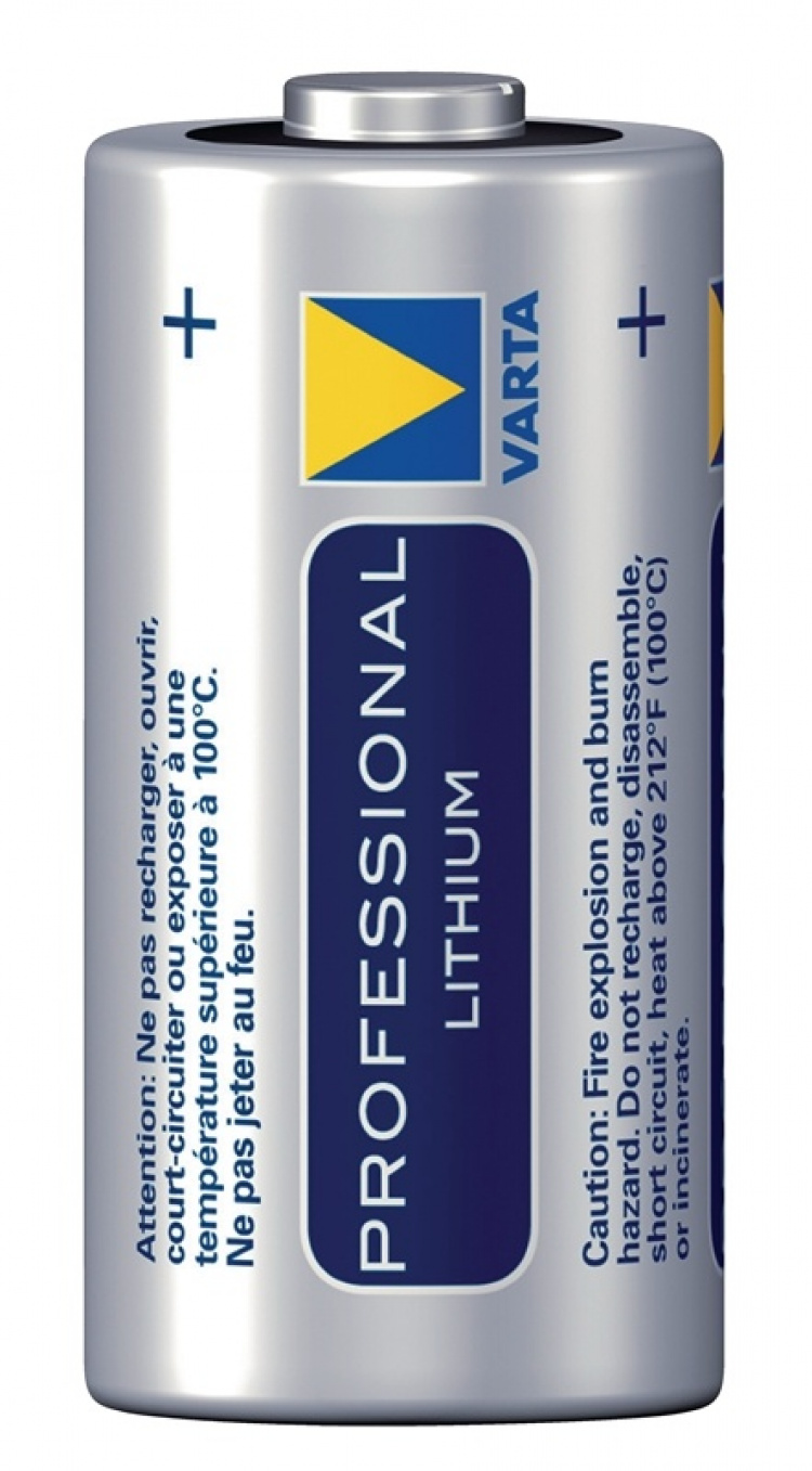 Varta Lithium tionylklorid Battery ER14505 | 3 V DC | 1430 mAh | 2-Blister | Grå / Sølv