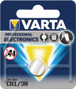 Varta Litium Knappecellebatteri CR1/3N | 3 V | 170 mAh | 1-Blister Varta Litium Knappecellebatteri CR1/3N | 3 V | 170 mAh | 1-Blister