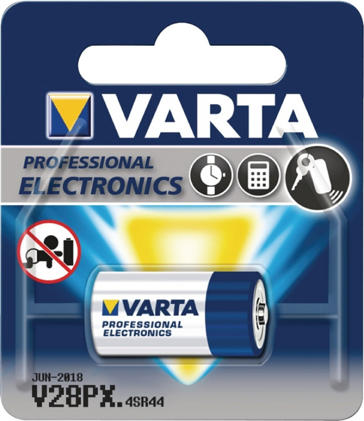 Varta Sølv-Oksid Batteri 4SR44 6.2 V 145 mAh 1-Blister Varta Sølv-Oksid Batteri 4SR44 6.2 V 145 mAh 1-Blister