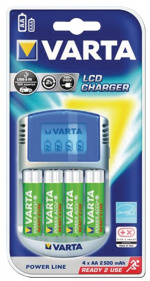 Varta NiMH batterilader AA / AAA | 1.2 V DC | 4x AA/HR6 2600 mAh | Trickle lader | Euro / Type-C (CEE 7/16) | Energitype for batteri: AA