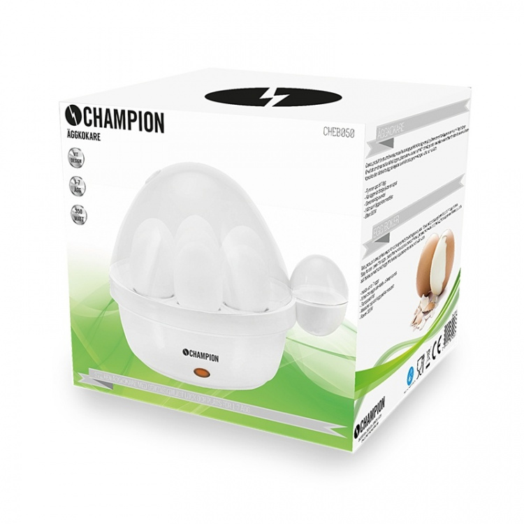 Champion Egg Cooker 7 Eggs EB050 Hvit Champion Egg Cooker 7 Eggs EB050 Hvit