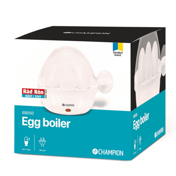 Champion Egg Cooker 7 Eggs EB050 Hvit Champion Egg Cooker 7 Eggs EB050 Hvit