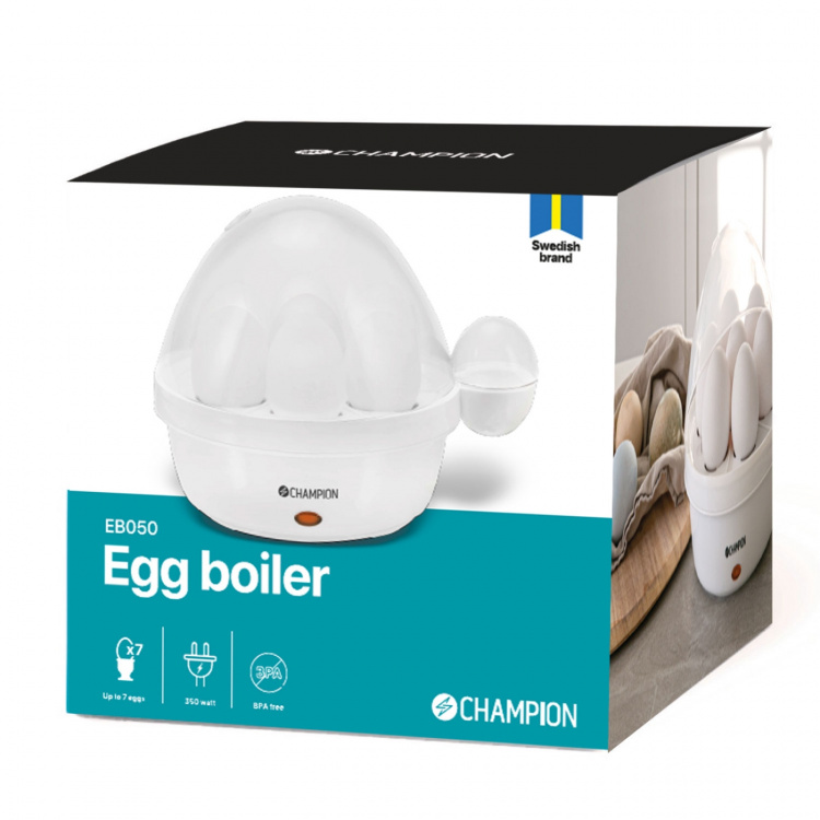 Champion Egg Cooker 7 Eggs EB050 Hvit Champion Egg Cooker 7 Eggs EB050 Hvit