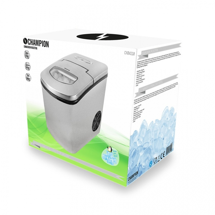Champion Iskremaskin 10kg/24h IM210 Rustfritt stål