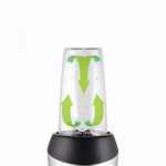 Champion Nutrition Blender 1000W MB100 Svart/sølv