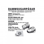 Champion Støvsugerposer AEG/Volta/Champion 5stk Champion Støvsugerposer AEG/Volta/Champion 5stk