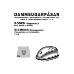 Champion Bosch/Siemens støvposer 5 stk