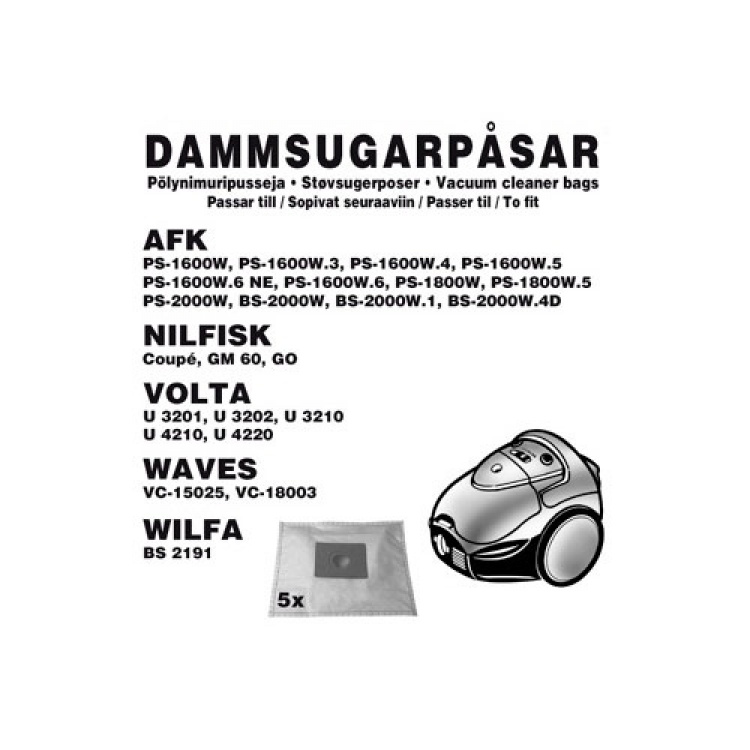 Champion Støvposer AFK/Champion 5stk Champion Støvposer AFK/Champion 5stk