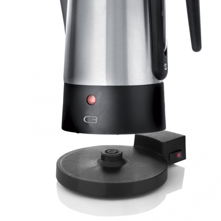 C3 Perkolator Design børstet rustfritt stål 10kp