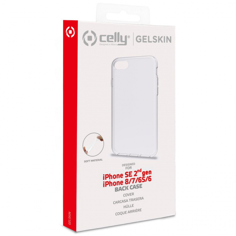 Celly Gelskin TPU-deksel iPhone 7/8/SE 2020/SE 2022 Celly Gelskin TPU-deksel iPhone 7/8/SE 2020/SE 2022