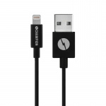 Champion USB-A til Lightning-kabel 2 m svart