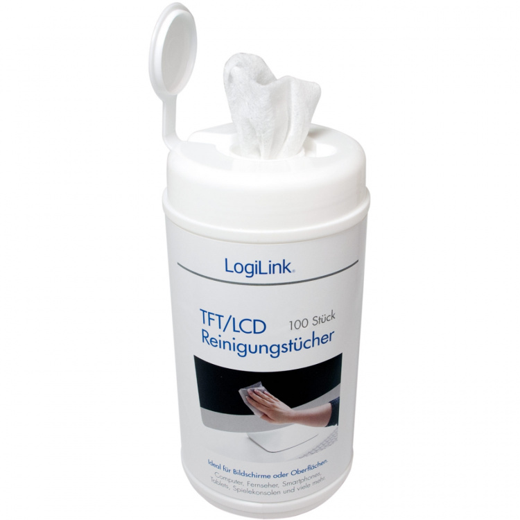 LogiLink Våtservietter LCD/LED 100-p L